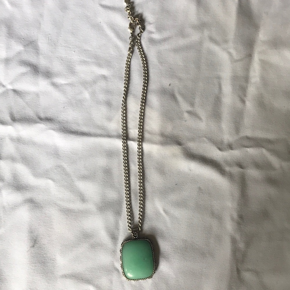 Lucky brand turquoise pendant necklace!